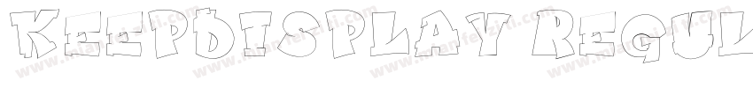 KeepDisplay Regular字体转换